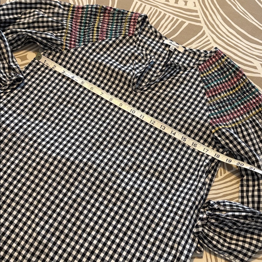 MADEWELL gingham top NWOT - Picture 9 of 10